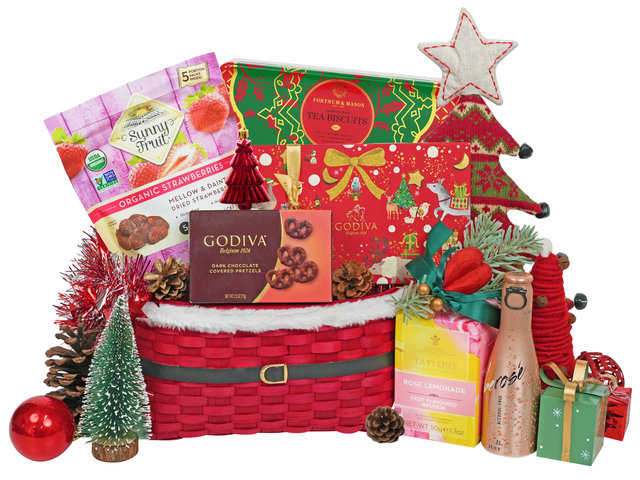 Christmas Gift Hamper - Santa Claus's gift basket XM01 - XNB1028A1 Photo