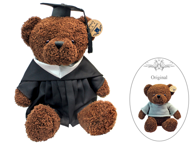 Florist Gift - Barnes & Coleman Dark Brown Graduation Bear - L175583 Photo