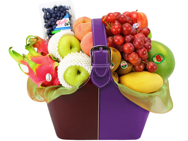 Fruit Basket - Business Gift Fruit Leather Hamper (8) - L11439 Photo